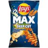 Chipsy Lay's Max Smažené bramborové lupínky s příchutí sýra a cibulky 120 g