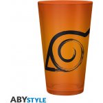 NARUTO SHIPPUDEN - Large Glass - 400ml - Konoha & Seal, ABYVER137 – Hledejceny.cz
