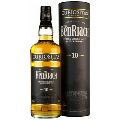 BenRiach 10 Y.O. Curiositas Peated 46% 0,7 l (tuba) – Hledejceny.cz