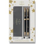 Parker Sonnet Black GT sada plnicí pero a kuličková tužka 1501/8893371 – Zboží Mobilmania