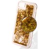 Pouzdro a kryt na mobilní telefon Apple Pouzdro 1Mcz Liquid Diamond Sparkle ochranné s přesýpacím efektem třpytek Apple iPhone 7, iPhone 8, iPhone SE 2020, iPhone SE 2022 zlaté