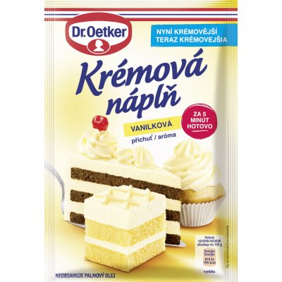Dr. Oetker Krémová náplň s vanilkovou příchutí 65g – Sleviste.cz