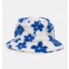 Klobouk Kangol Floral Fleece Bucket White/Blue