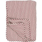 Ib Laursen Prošívaný přehoz Sand/Red Stripes 130 x 180 cm, červená barva, textil – Zboží Dáma