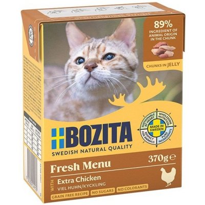 Bozita Cat kousky v želé s kuřecím masem 6 x 370 g – Zbozi.Blesk.cz