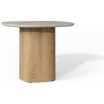 Tribu Seren čtvercový 58x58x46 cm, rám teak, deska travertin – Hledejceny.cz