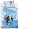 Dětské povlečení Carbotex povlečení do postýlky Frozen ledové království Pravé přátelství modré 100 x 135 , 40 x 60cm