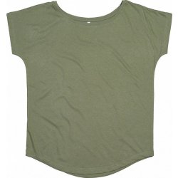 Dámské volné oversize tričko Mantis z organické bavlny Soft Olive
