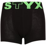 Styx dětské boxerky sportovní guma černé (GJ962)