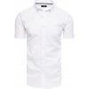 Pánská Košile Dstreet pánská košile s krátkým rukávem Burdit bílá