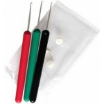 DUKO Pomůcky Sada 3ks kadeřnických háčků 0,75mm, 1mm a 1,25mm – Zboží Dáma