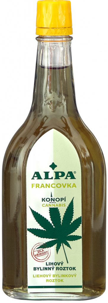 Alpa Francovka lihový bylinný roztok Konopí 160 ml