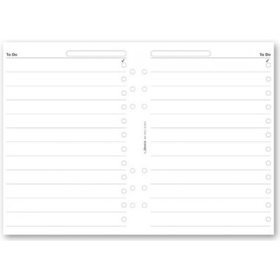 Filofax Seznam úkolů náplň A5 k diářům – Zboží Živě