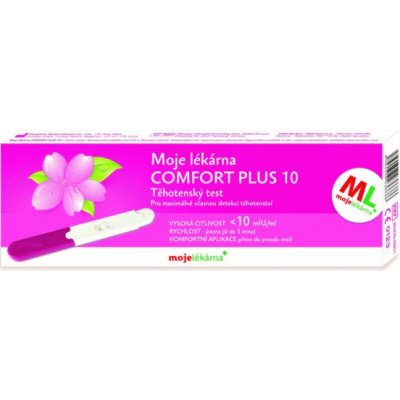 Comfort Plus 10 Test těhot. tyčinka z mojí lék.1 ks – Zbozi.Blesk.cz