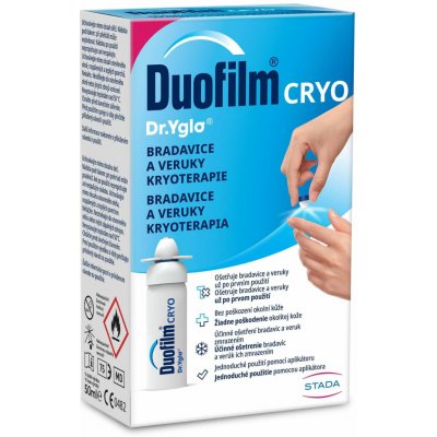 Duofilm Cryo Dr. Yglo sprej na odstranění bradavic 50 ml – Zbozi.Blesk.cz