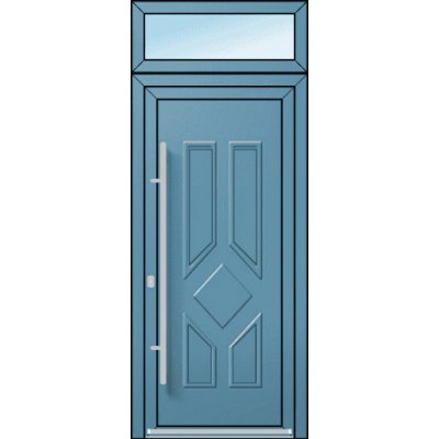 OknaDvereNaMiru.cz Vchodové dveře 3D Meda 3 + Nadsvětlík bílá 110 x 220 cm – Hledejceny.cz