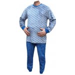 xcena pánské pyžamo dlouhé mikroplyšové modré – Zbozi.Blesk.cz