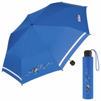 Scout Big Orca deštník chlapecký skládací modrý