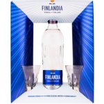 Finlandia 40% 0,7 l (dárkové balení 2 sklenice) – Hledejceny.cz