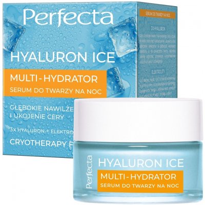 Perfecta Hyaluron Ice Multi Hydrator face serum na noc 50 ml
