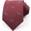 Kravata Červená kravata Pes jezevčík
