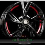 MAM rs5 7,5x17 5x108 ET45 black red inside – Sleviste.cz