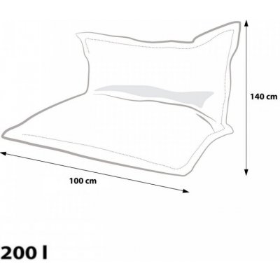 Ecopuf EF4015 Ecopuf Sedací polštář Pillow MODERN KIDS polyester DG42/NC11
