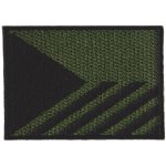 Nášivka VLAJKA ČR PRUHY šikmé velcro 7,5 x 5,5 cm ZELENÁ – Zboží Dáma