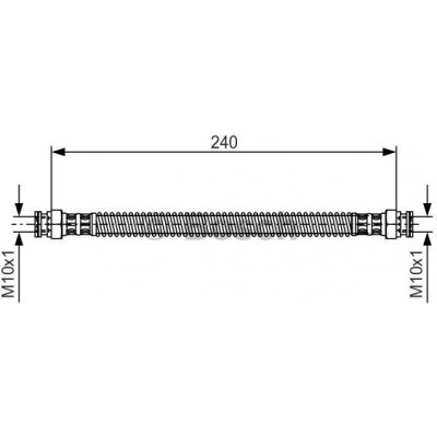 BOSCH Brzdová hadice 1 987 476 676 – Hledejceny.cz