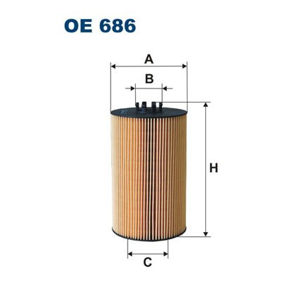Olejový filtr Filtron OE686 – Hledejceny.cz