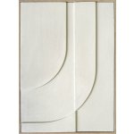 Obraz v rámu 3D RELIEF NO.1 ECRU – Zbozi.Blesk.cz