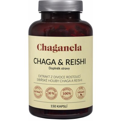 Chaganela Extrakt čagy s reishi 150 kapslí – Hledejceny.cz