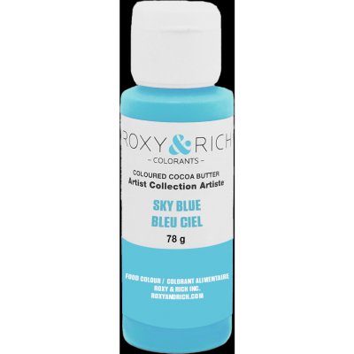 Roxy and Rich Kakaové máslo barevné sky blue 78 g – Zboží Dáma