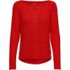 Dámský svetr a pulovr Only svetr ONLGEENA XO L S PULLOVER KNT NOOS High Risk Red