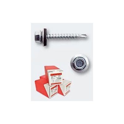 Farmářský vrut RAPI-TEC pozink a barevné RAL Varianta: Farmářský vrut 4,8x20mm, RAL8004 – Hledejceny.cz