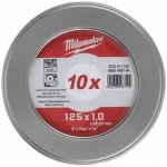 Milwaukee řezací kotouč 125 x 1 x 22,2 mm 4932478998 10 ks – Hledejceny.cz