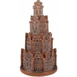 Svítící perníková věž z chaloupek Gingerbread House - Ø 18 * 33 cm/ 3*AAA - Clayre & Eef – Hledejceny.cz
