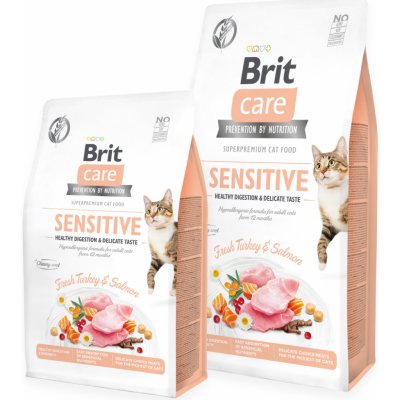 Brit Care Cat GF Sensitive Healthy Digestion 0,4 kg – Zboží Mobilmania