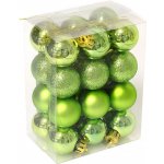 SEIZIS Koule plastové 24ks, 3cm, zelené – Sleviste.cz