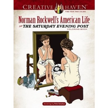 Creative Haven Norman Rockwells American Life from The Saturday Evening Post Coloring Book