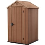Keter Darwin 4 x 4 hnědý s podlahou 259006 – Zboží Mobilmania