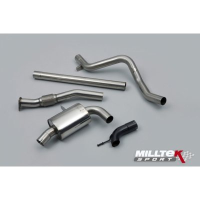 Milltek Sport Catback výfuk Renault Megane RS 250/265 včetně Cup 10- - verze bez rezonátoru – Hledejceny.cz