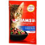 Iams Cat Adult All Breeds Ocean Fish & Green Beans In Gravy 85 g – Hledejceny.cz