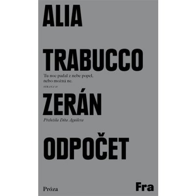 Odpocˇet - Alia Trabucco Zerán – Hledejceny.cz