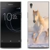 Pouzdro a kryt na mobilní telefon Sony Pouzdro mmCase gelové Sony Xperia XA1 Plus - kůň ve sněhu