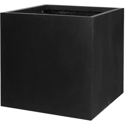 Fiberstone Square Black 50x50x50 cm