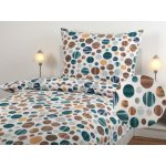 JAN peří krep barevná kolečka 80 x 60 cm – Sleviste.cz