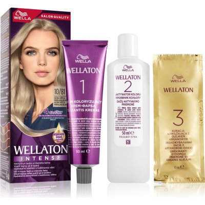 Wella Wellaton Intense barva na vlasy s arganovým olejem 10/81 Ultra Light Ash Blond