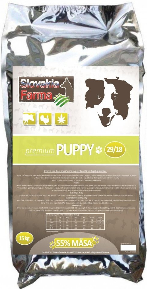 Slovakia Farma Premium Puppy 29/1 15 kg