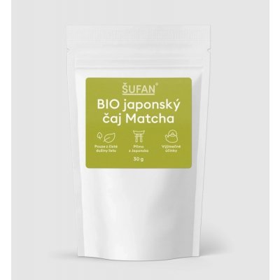 Šufan BIO Japonský čaj Matcha 30 g – Zbozi.Blesk.cz